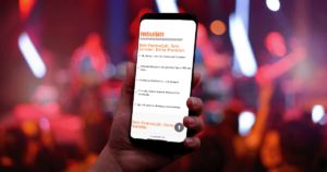 Digital aufs Festival mit deinem Smartphone in der Hand im Nebenjob von eyescontact